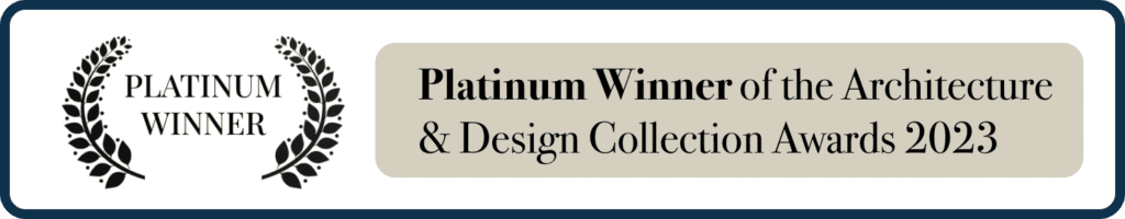 Platinum Winner of the Architecture & Design Collection Awards 2023